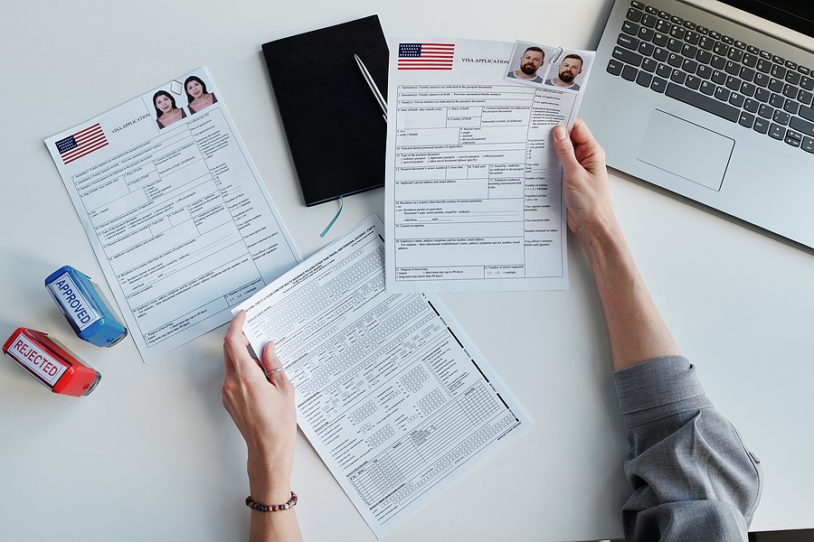 work visa application